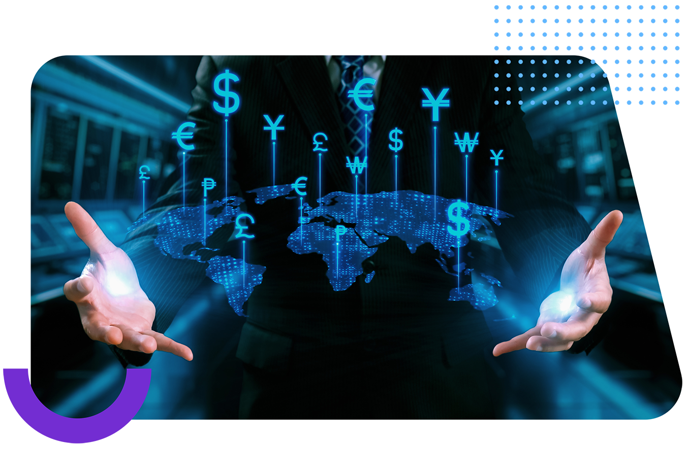 Alcance global con procesamiento multimoneda